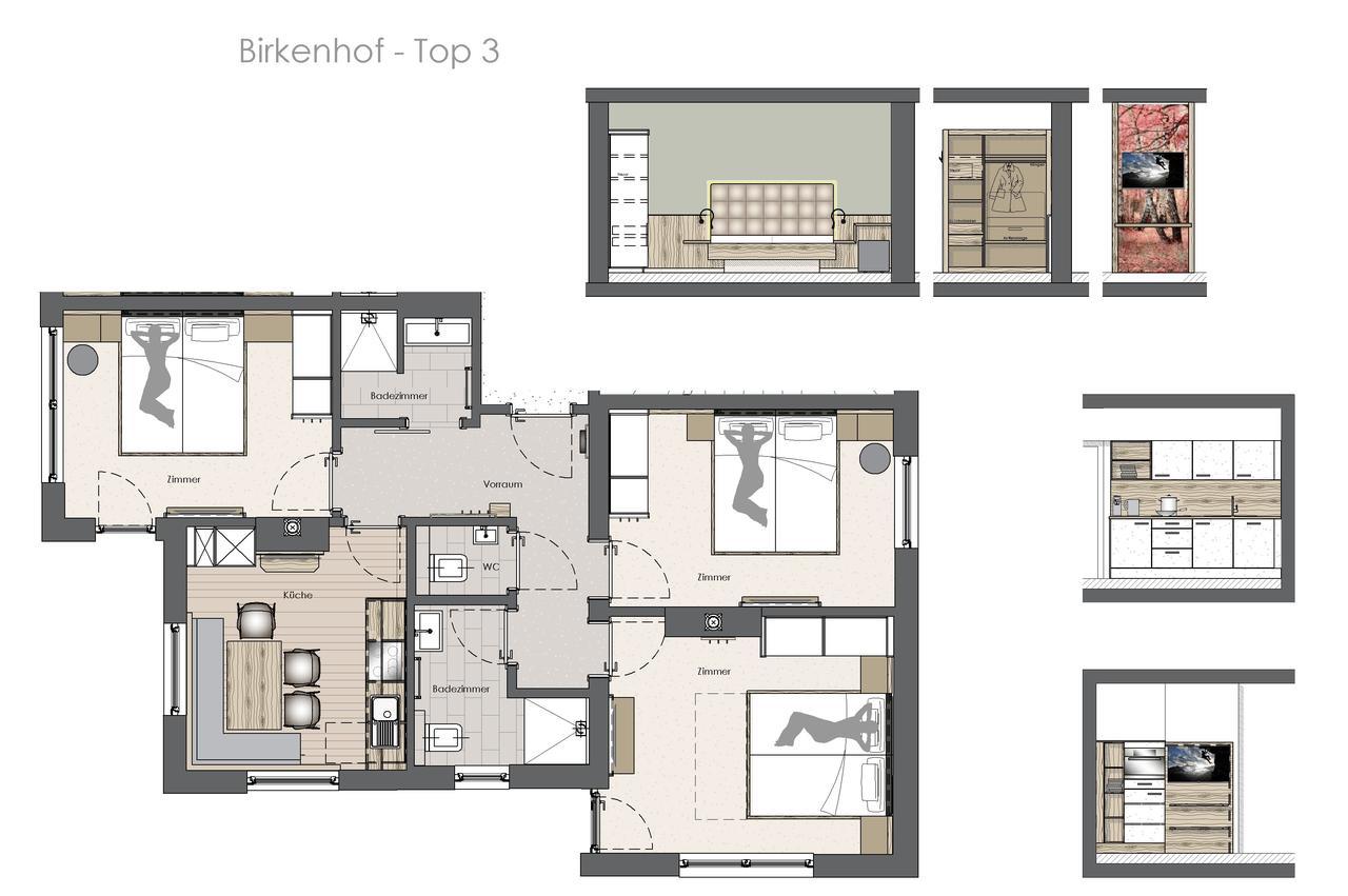 Birkenhof Apartment Zell am Ziller Ngoại thất bức ảnh