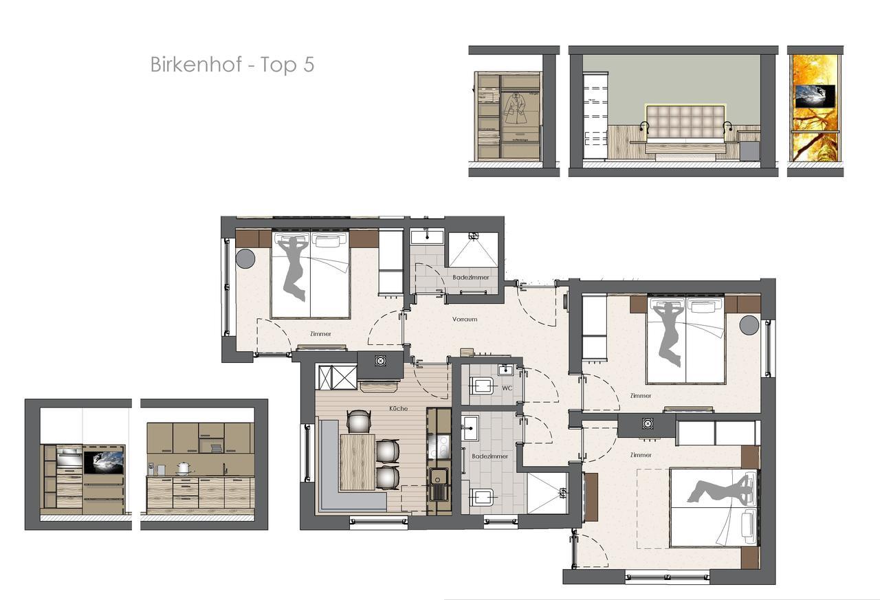 Birkenhof Apartment Zell am Ziller Ngoại thất bức ảnh