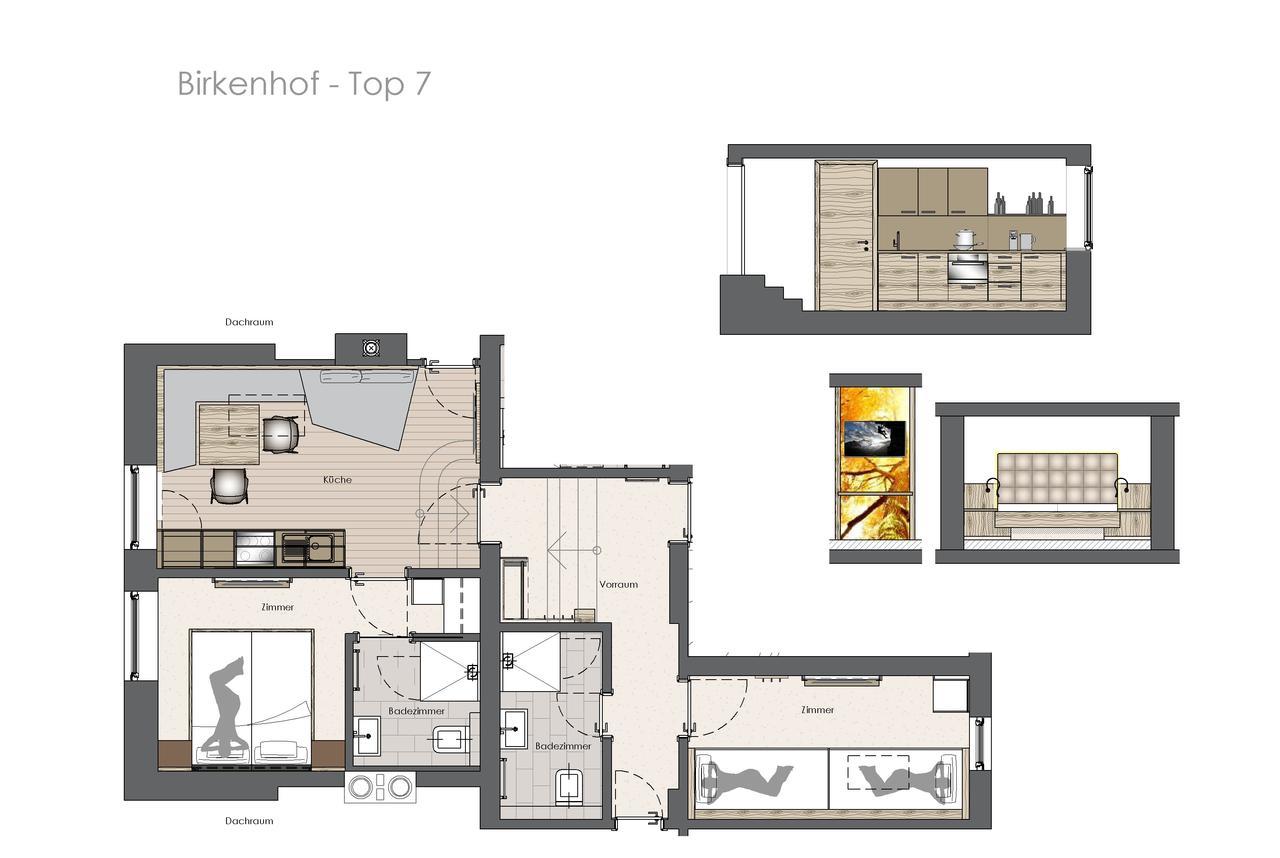 Birkenhof Apartment Zell am Ziller Ngoại thất bức ảnh