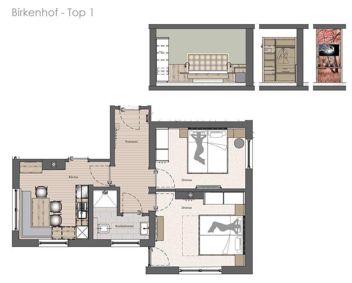 Birkenhof Apartment Zell am Ziller Ngoại thất bức ảnh